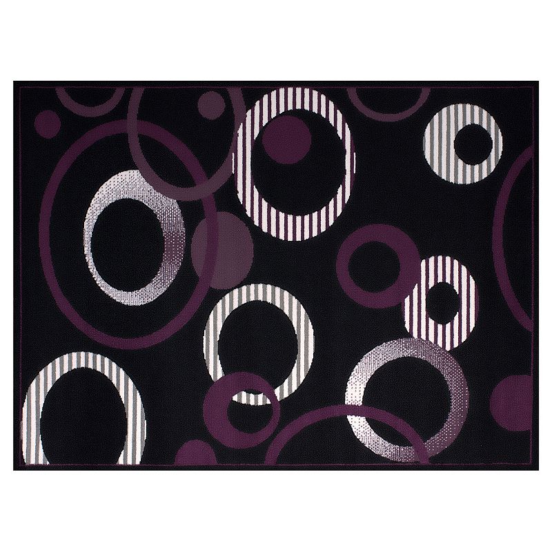 United Weavers Dallas Hip Hop Geometric Rug, Red, 8X10.5 Ft