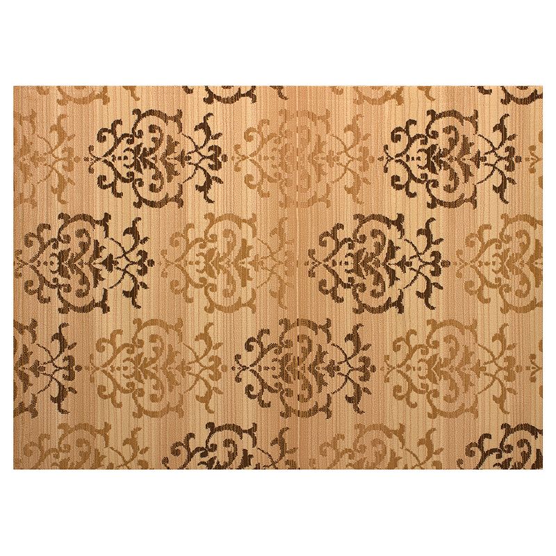 United Weavers Dallas Countess Damask Rug, Beig/Green, 8X10.5 Ft
