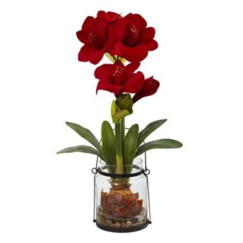 nearly natural Artificial Amaryllis Plant