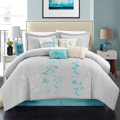 Chic Home Bliss Garden 12-piece Oversized Bed Set