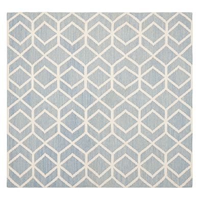 Safavieh Dhurries Diamond Weave Handwoven Flatweave Wool Rug