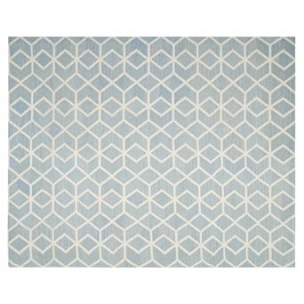Safavieh Dhurries Diamond Weave Handwoven Flatweave Wool Rug