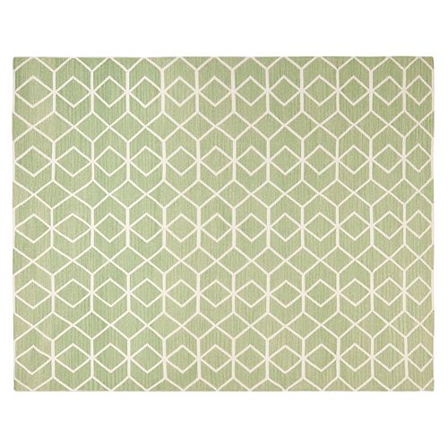 Safavieh Dhurries Diamond Weave Handwoven Flatweave Wool Rug