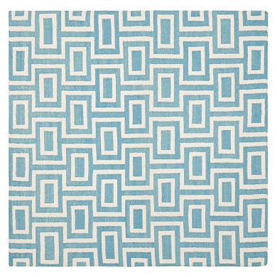 Safavieh Dhurries Brick Weave Handwoven Flatweave Wool Rug