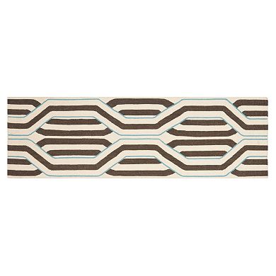 Safavieh Dhurries Hex Weave Handwoven Flatweave Wool Rug
