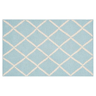 Safavieh Dhurries Netting Handwoven Flatweave Wool Rug