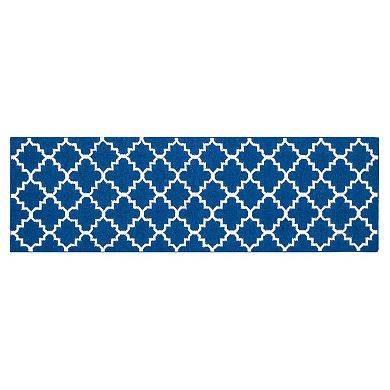 Safavieh Dhurries Geometric Quatrefoil Handwoven Flatweave Wool Rug