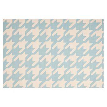 Safavieh Dhurries Houndstooth Handwoven Flatweave Wool Rug