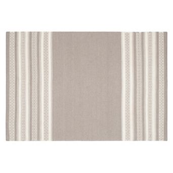 Safavieh Dhurries Varied Stripe Handwoven Flatweave Wool Rug