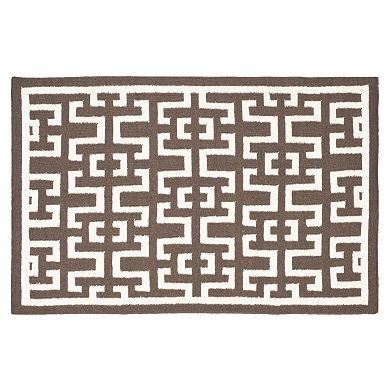 Safavieh Dhurries Greek Key Handwoven Flatweave Wool Rug