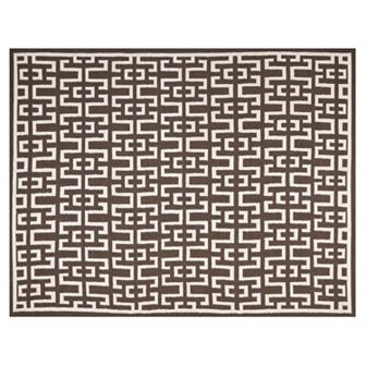 Safavieh Dhurries Greek Key Handwoven Flatweave Wool Rug