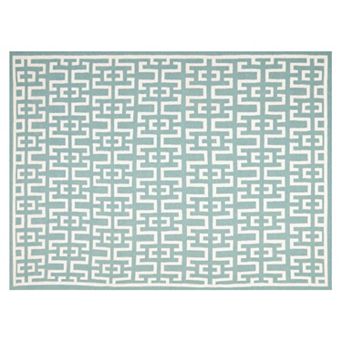 Safavieh Dhurries Greek Key Handwoven Flatweave Wool Rug
