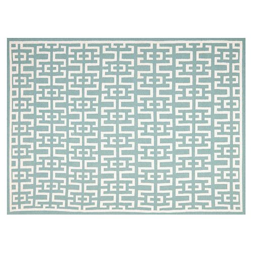 Safavieh Dhurries Greek Key Handwoven Flatweave Wool Rug