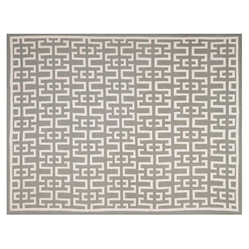 Safavieh Dhurries Greek Key Handwoven Flatweave Wool Rug