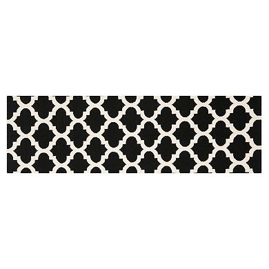 Safavieh Dhurries Classic Quatrefoil Handwoven Flatweave Wool Rug