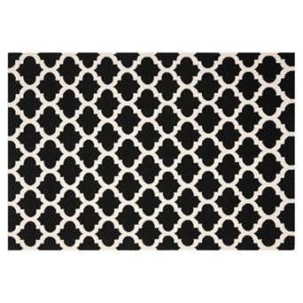 Safavieh Dhurries Classic Quatrefoil Handwoven Flatweave Wool Rug