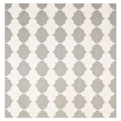 Safavieh Dhurries Bold Quatrefoil Handwoven Flatweave Wool Rug