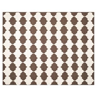 Safavieh Dhurries Bold Quatrefoil Handwoven Flatweave Wool Rug