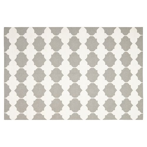 Safavieh Dhurries Quatrefoil Handwoven Flatweave Wool Rug