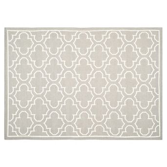 Safavieh Dhurries Traditional Quatrefoil Handwoven Flatweave Wool Rug