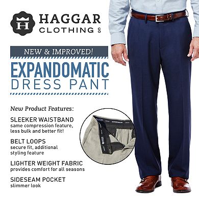 Men's Haggar Expandomatic Stretch Classic-Fit Dress Pants