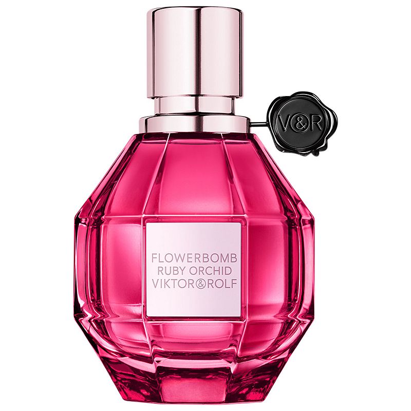 Viktor&Rolf Flowerbomb Ruby Orchid Eau de Parfum with Vanilla & Peach, Size: 1.7 FL Oz, Red O
