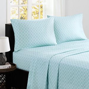 Madison Park 4-piece Fretwork Cotton Sheet Set