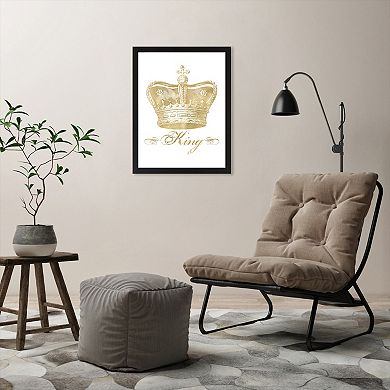 Americanflat "King" Framed Wall Art by Amy Brinkman
