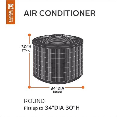 Classic Accessories Veranda Round Air Conditioner Cover