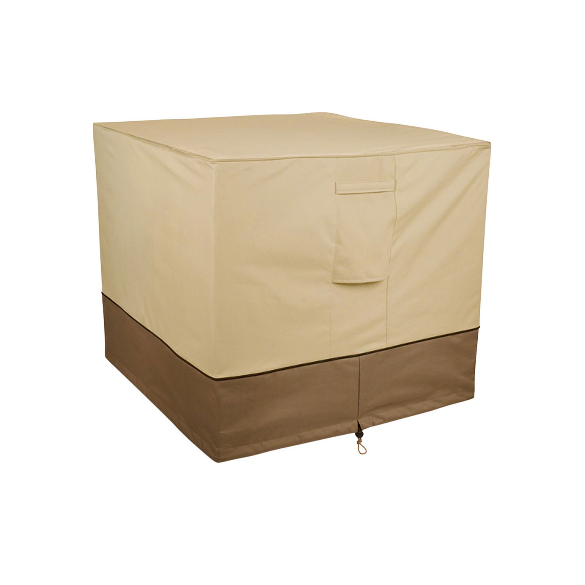 Classic Accessories Veranda Square Air Conditioner Cover, Beige
