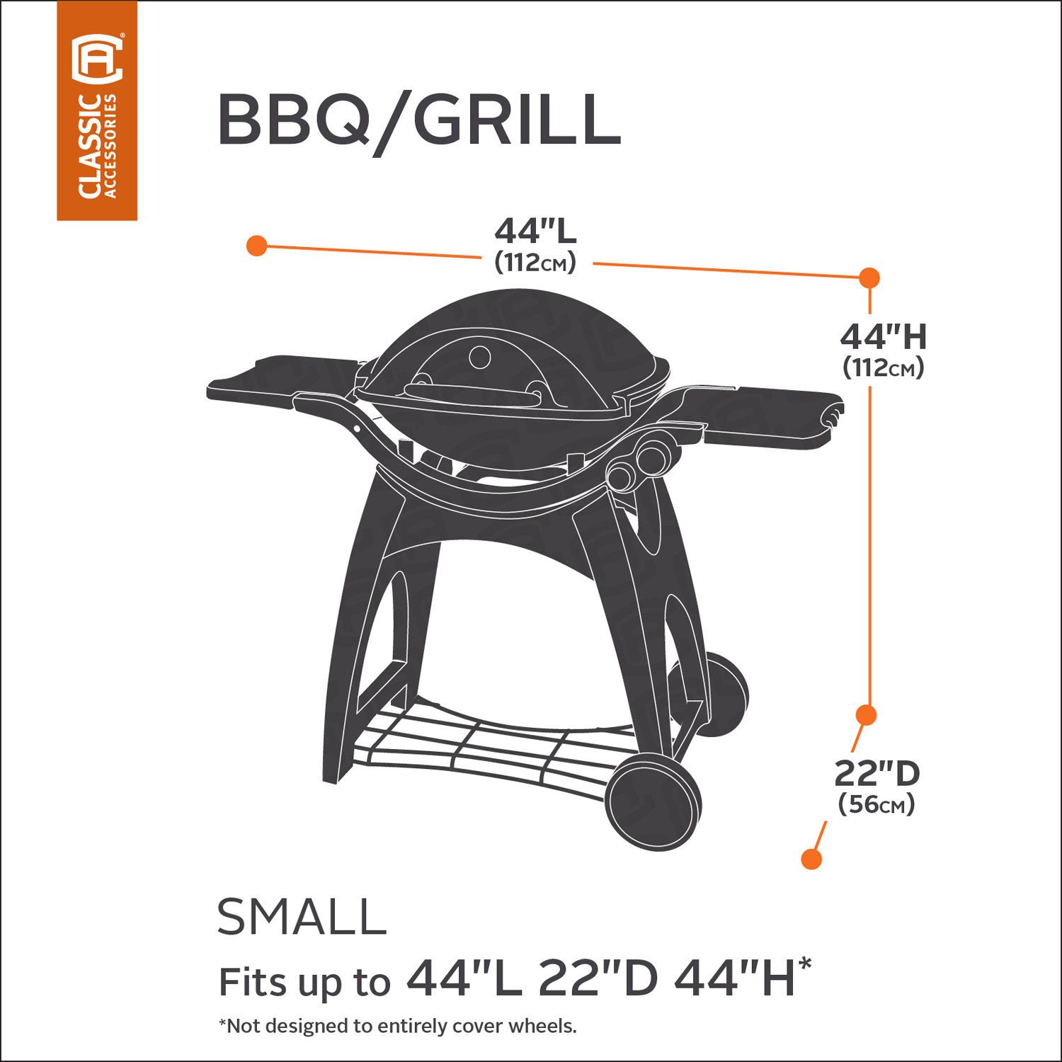 Classic Accessories Veranda Gas Barbecue Heavy-Duty Premium Grill Cover X-Large 178 Cm