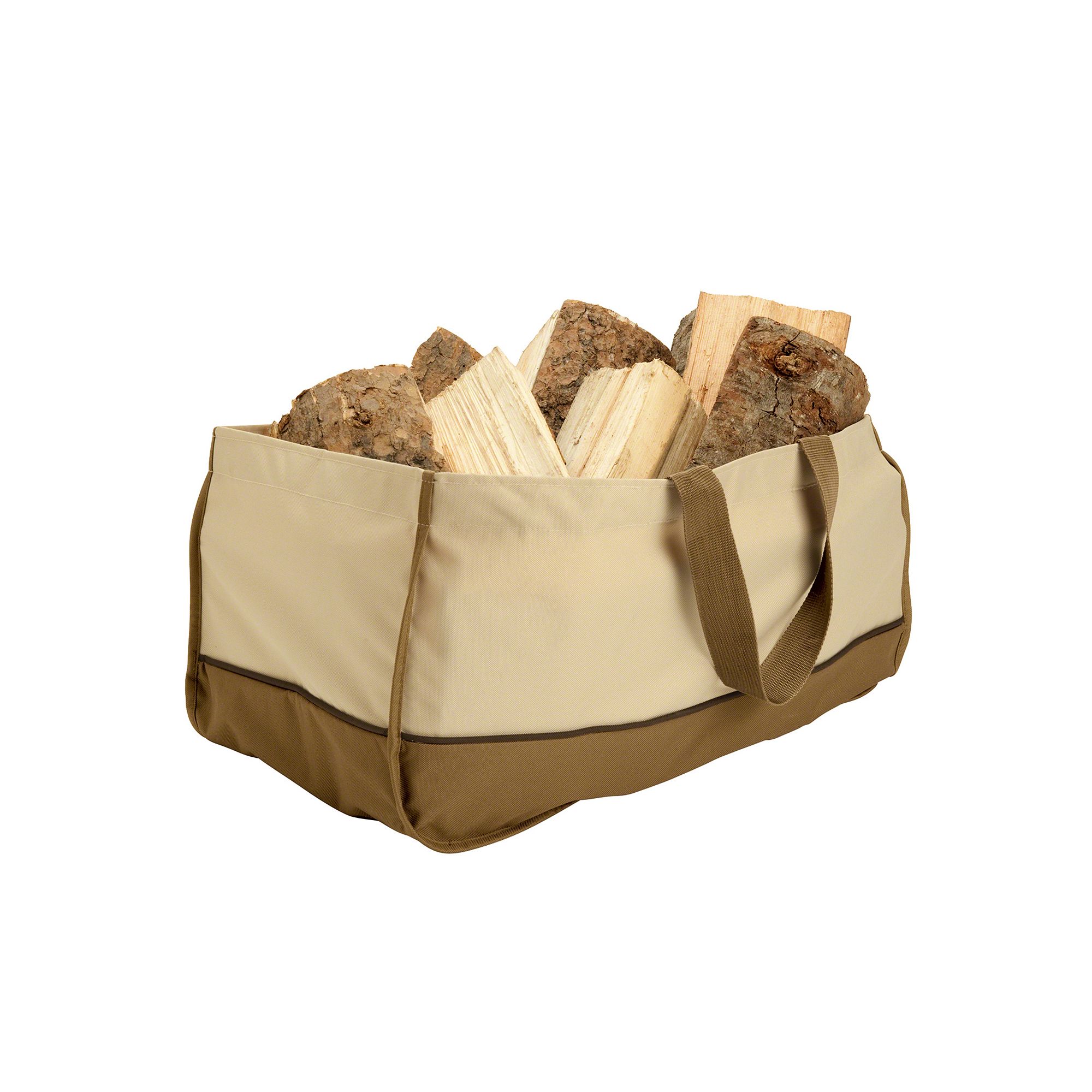 Classic Accessories Veranda Jumbo Log Tote, Beige