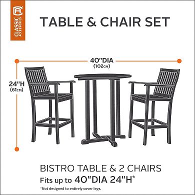 Classic Accessories Ravenna Bistro Table & Chair Cover