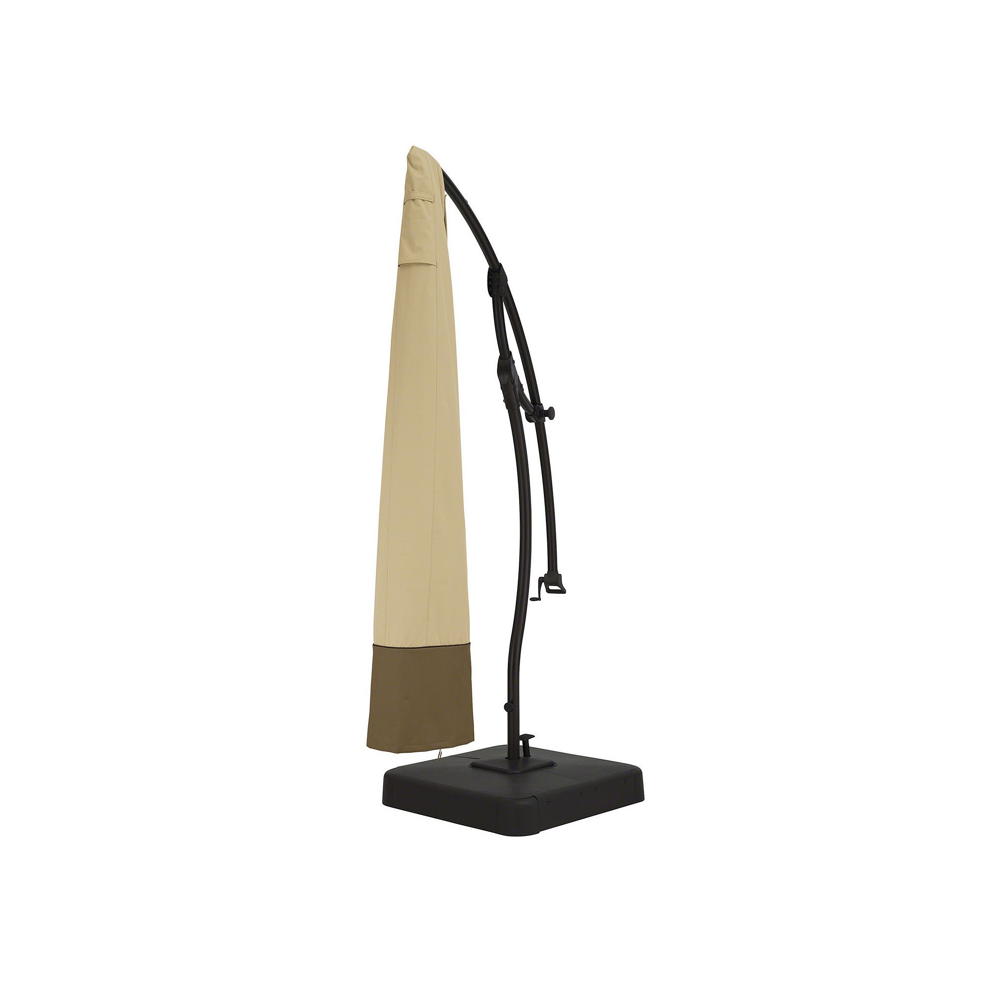 Classic Accessories Veranda Offset Umbrella Cover, Beige