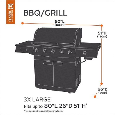 Classic Accessories Ravenna XXL Patio BBQ Grill Cover