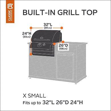 Classic Accessories Ravenna Kamado X-Small Built-In Grill Cover