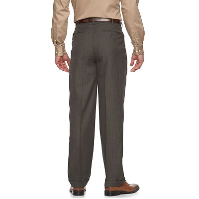 Men s Croft Barrow Classic Fit Easy Care Pleated Dress Pants