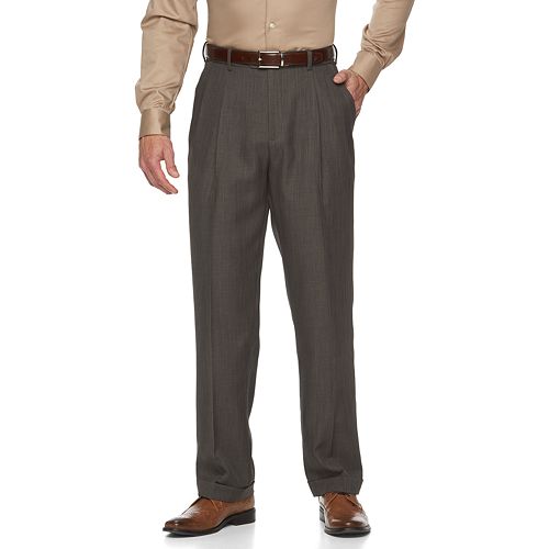 Men's Croft & Barrow® ClassicFit EasyCare Pleated Dress Pants