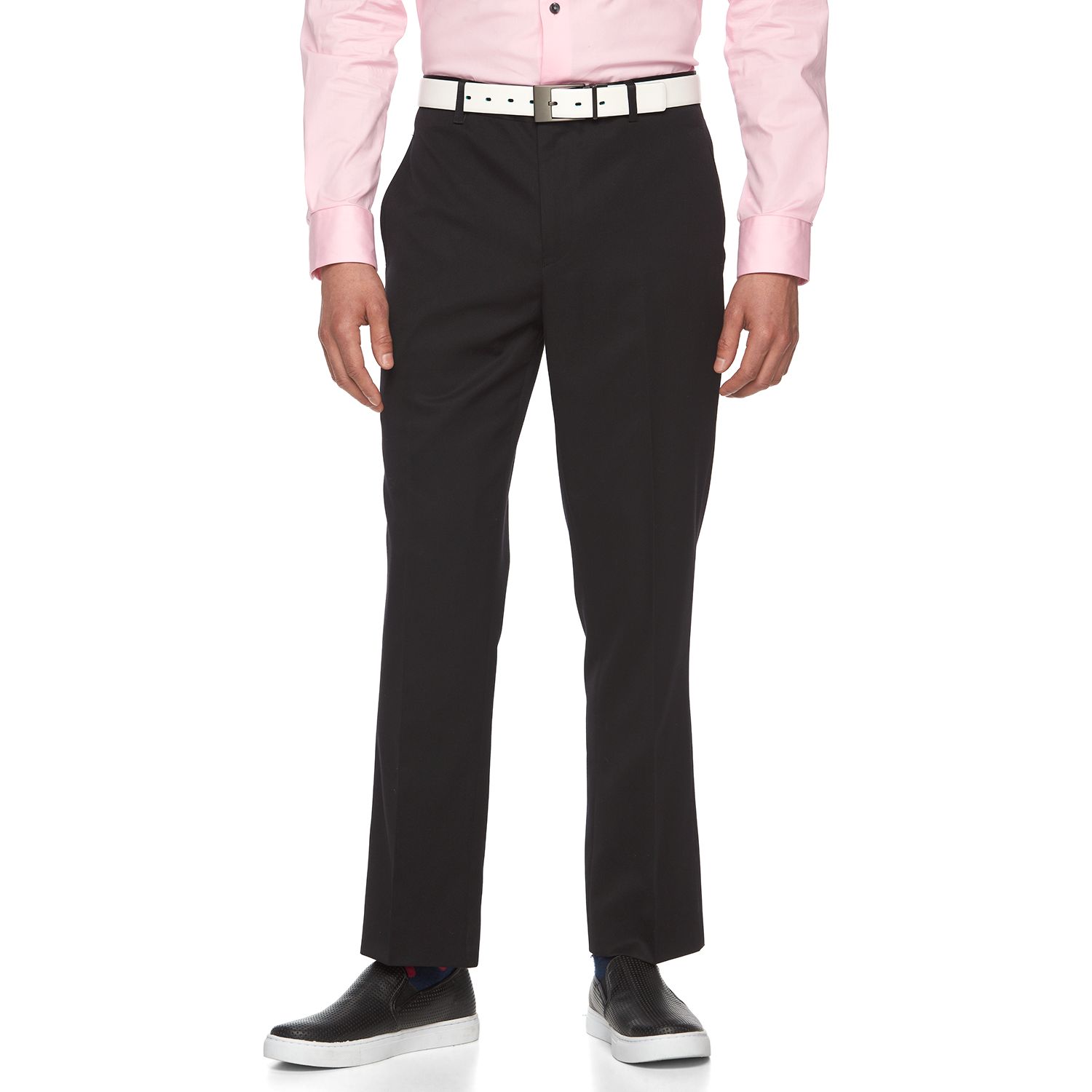 black tuxedo pants slim fit