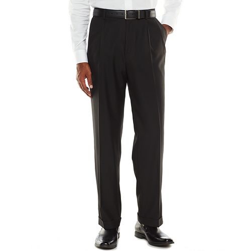 Men's Croft & Barrow® Stretch Classic-Fit True Comfort Pleated Suit Pants