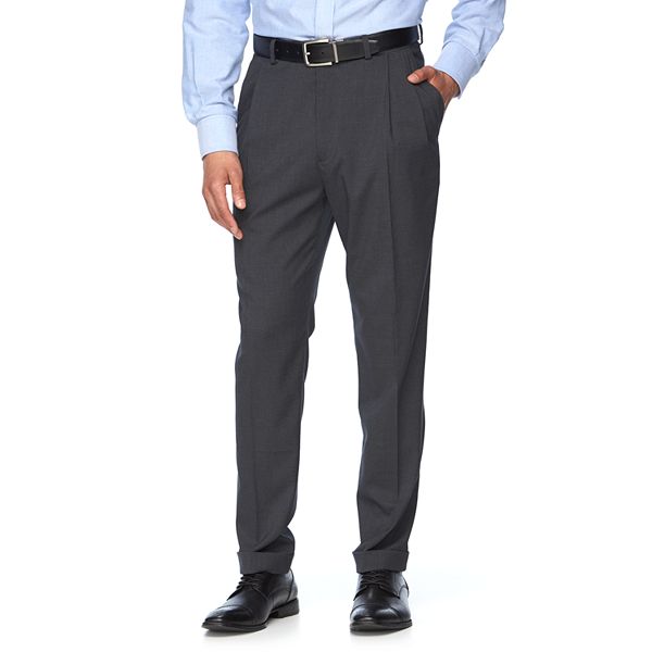 Men's Croft & Barrow® Stretch ClassicFit True Comfort Pleated Suit Pants