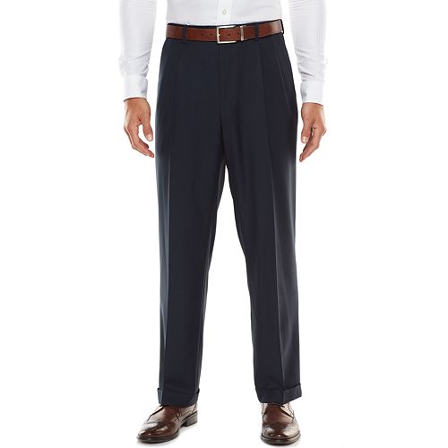 Men's Croft & Barrow® Stretch ClassicFit True Comfort Pleated Suit Pants