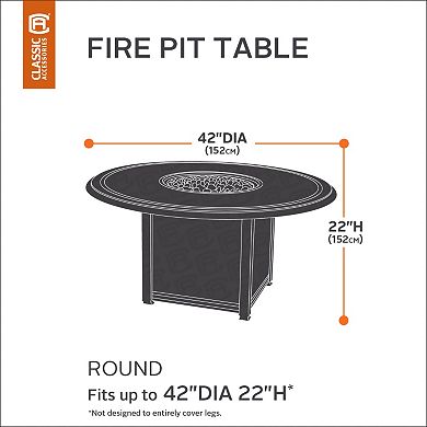 Classic Accessories Full Coverage Fire Pit Cover