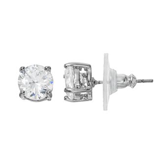 Vieste Cubic Zirconia Stud Earrings