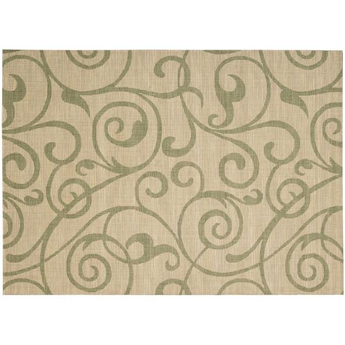 Nourison Riviera Modern Scrolls Wool Rug