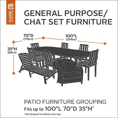 Classic Accessories Veranda Patio Furniture Set Cover