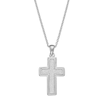 Sterling Silver Cross Pendant Necklace