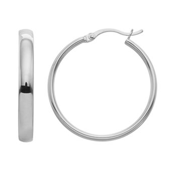 Sterling Silver Hoop Earrings