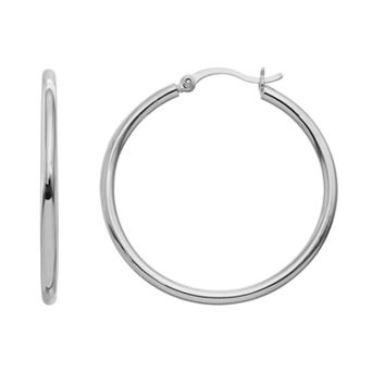 Sterling Silver Hoop Earrings