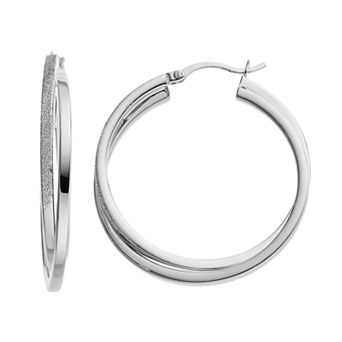 Sterling Silver Hoop Earrings